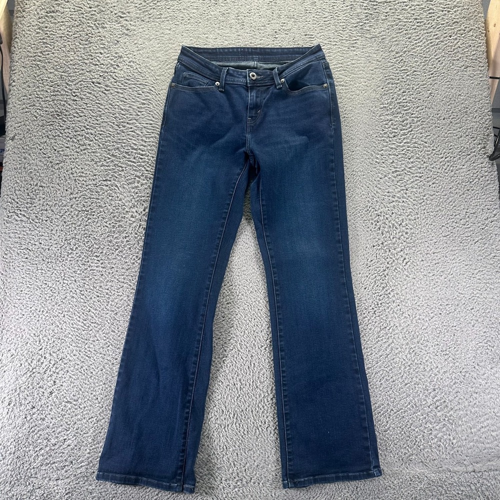 Levi's 529 Jeans Women 10 Blue Cotton Denim Bootcut Curvy Workwear Faded Stretch